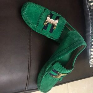 Beautiful green Tory Burch shoes